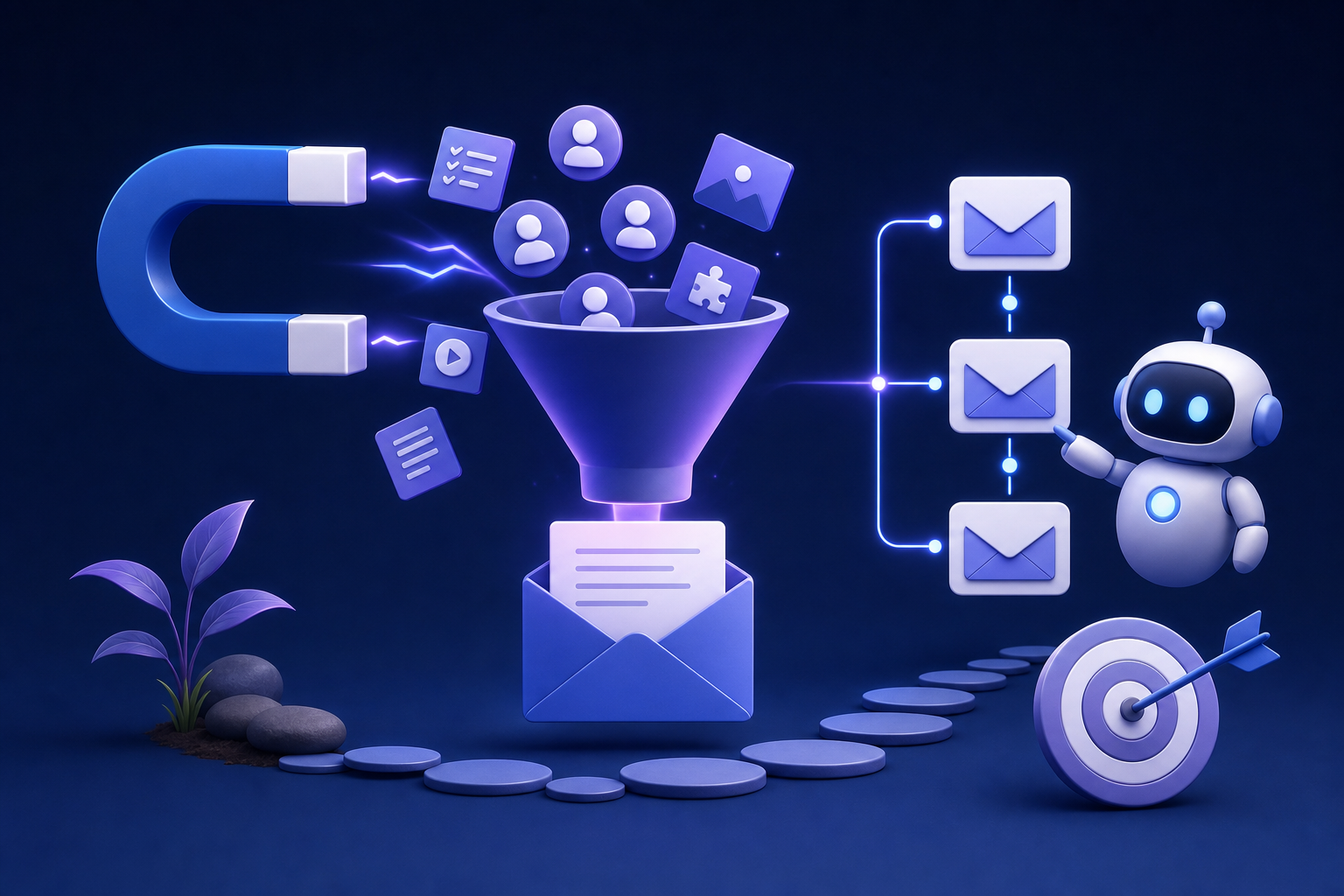 How to Grow Your Email List with AI Lead Magnets in 2026 - Final Thoughts - AI generated illustration