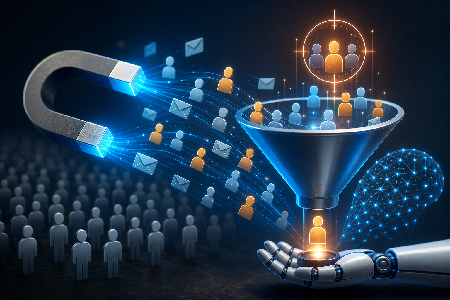 How to Grow Your Email List with AI Lead Magnets in 2026 - The State of Email List Building in 2026 - AI generated illustration