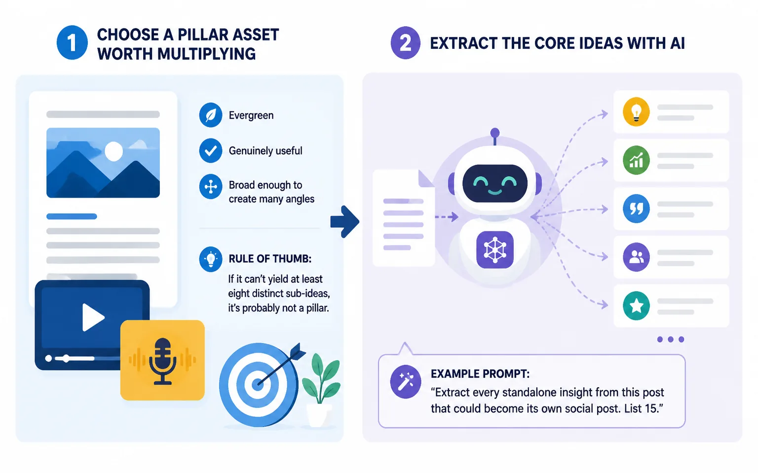 My Five-Step AI Content Repurposing Workflow - illustration from AI Content Repurposing Workflow (2026 Guide)