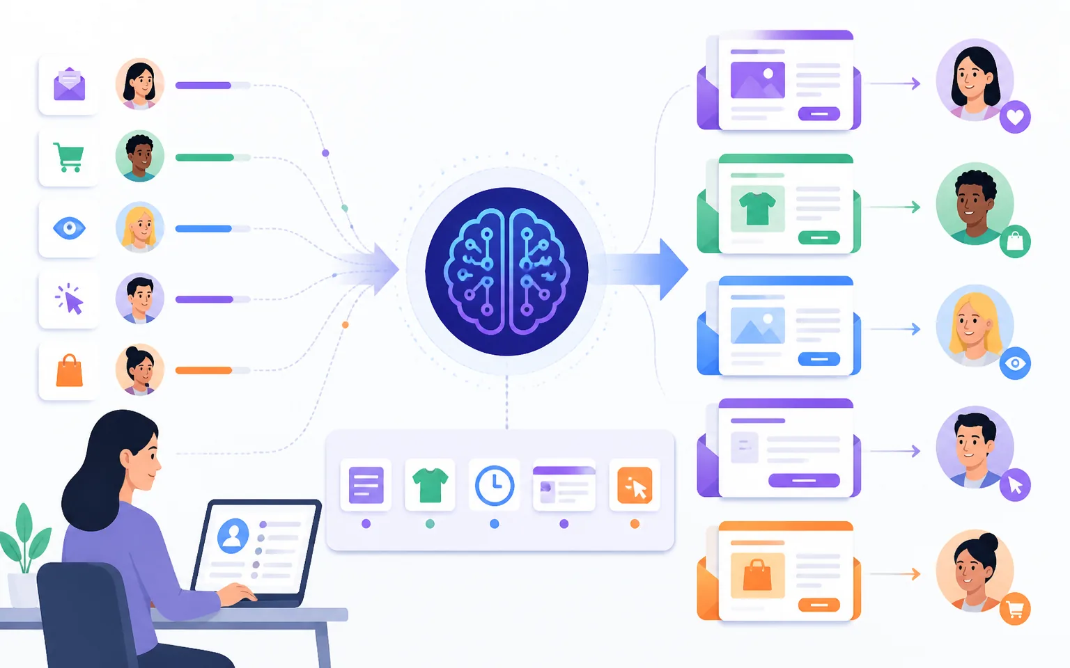 What AI Email Personalization Actually Means in 2026 - illustration from AI Email Personalization: How I Send Emails That Fee