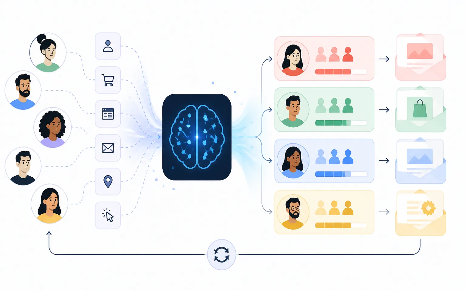 What AI Actually Changes About Segmentation - illustration from AI Email Segmentation & Automation Guide