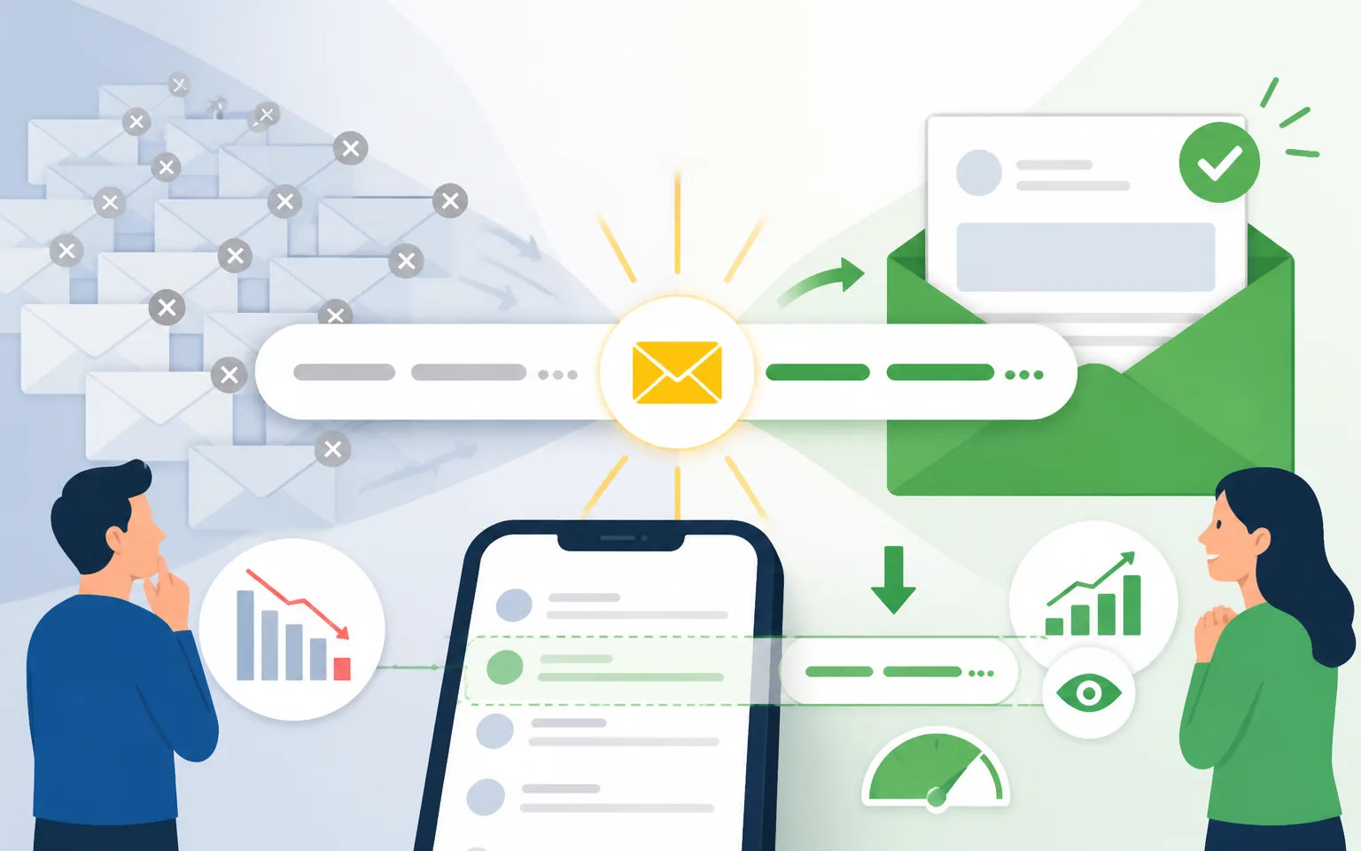Why Subject Lines Still Decide Your Open Rate - illustration from AI Email Subject Lines: How I Write Openers People Actually