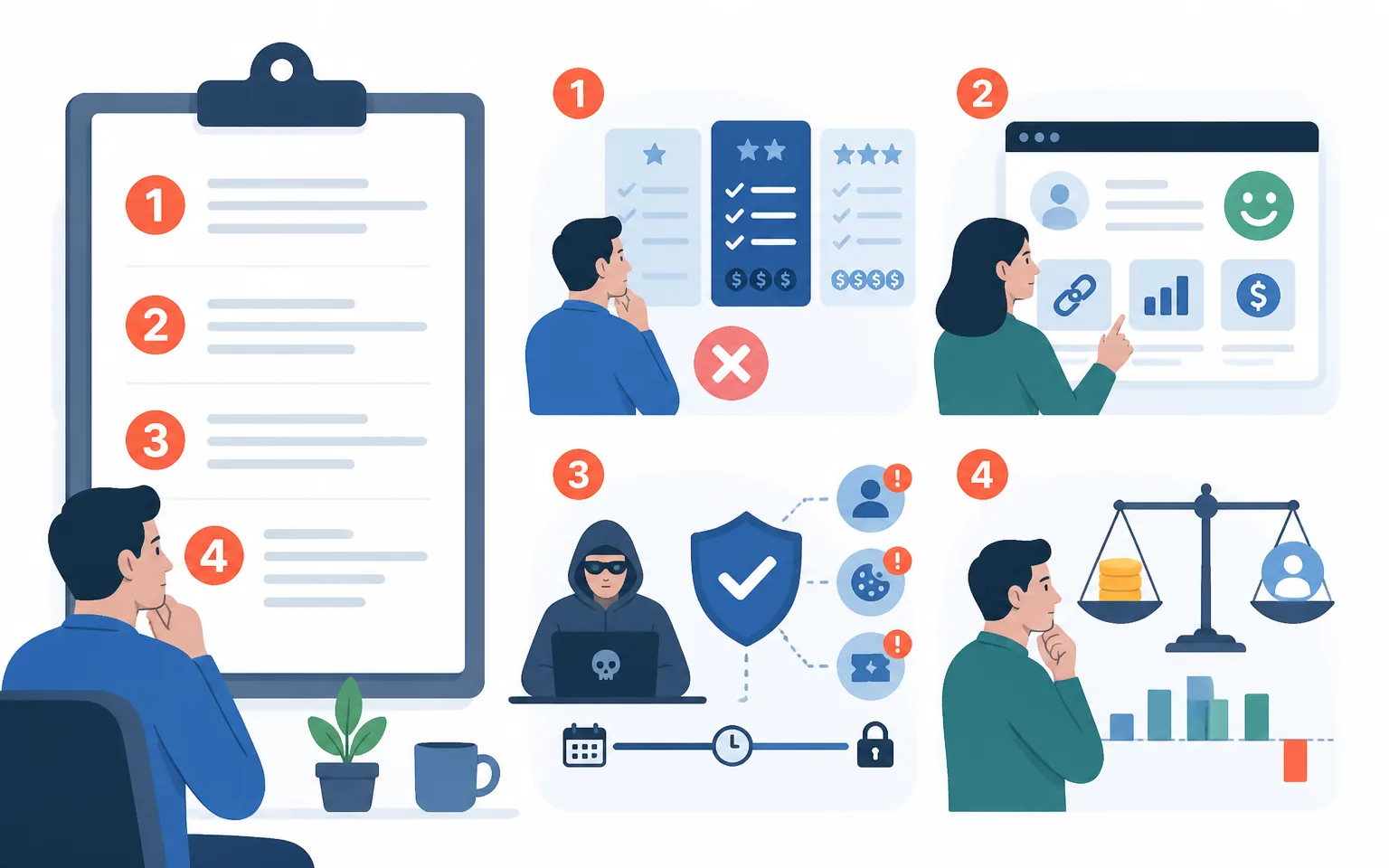 Five Mistakes I See People Make When Choosing Affiliate Software - illustration from Best Affiliate Marketing Software in 202