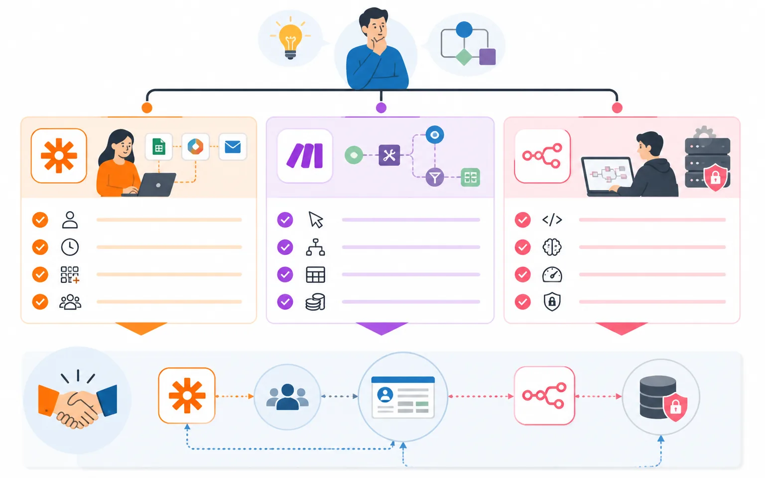 My Recommendation: Match the Tool to Your Stage - illustration from Best Workflow Automation Software in 2026: Zapier vs Make