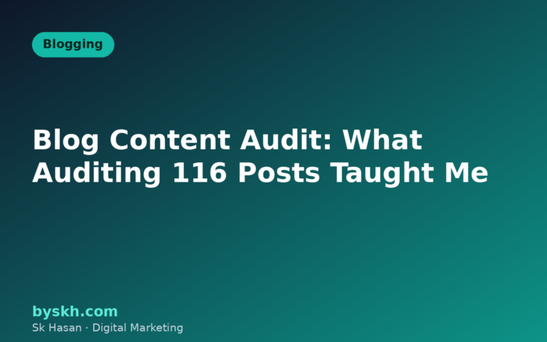 Blog content audit guide featured image