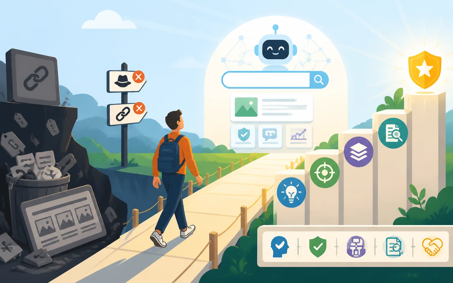 Where SEO Goes From Here - illustration from GEO & AEO: Optimize Content for AI Search