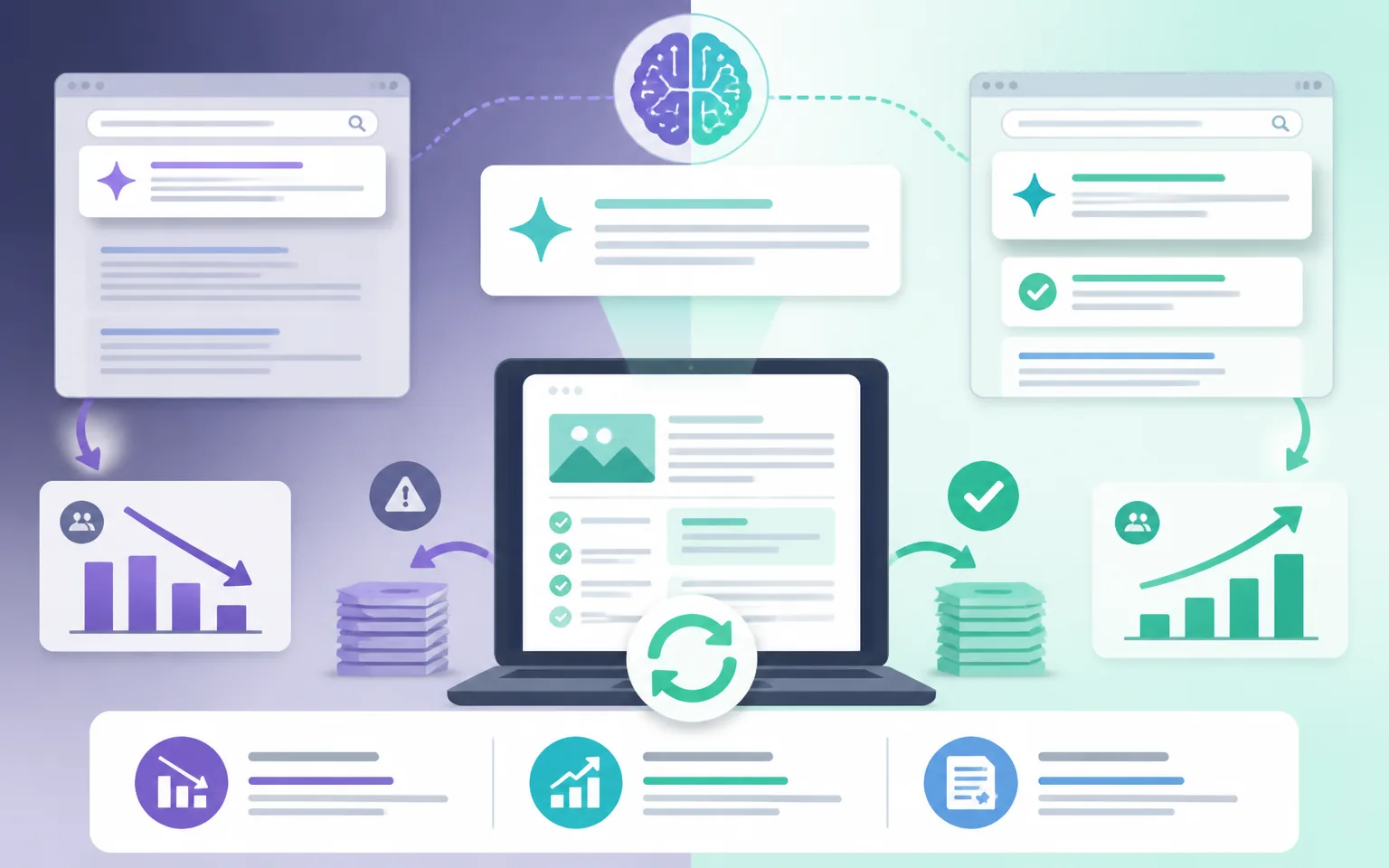 How AI Search Changed the Refresh Game in 2026 - illustration from How to Refresh Old Blog Posts in 2026: My Content-Refresh 