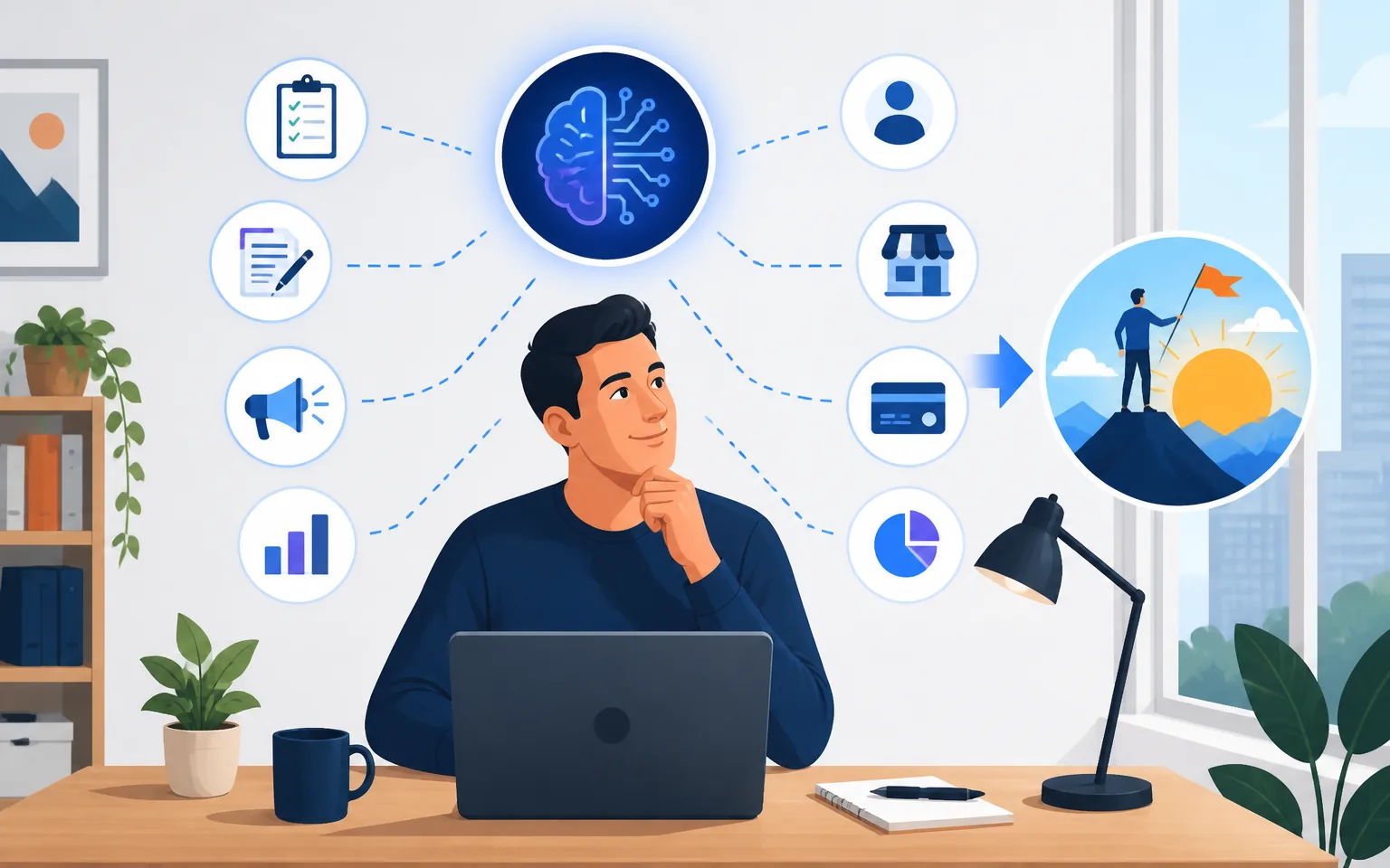 Can One Person Really Build a Profitable Business With AI? - illustration from How to Start a One-Person Business With AI in 