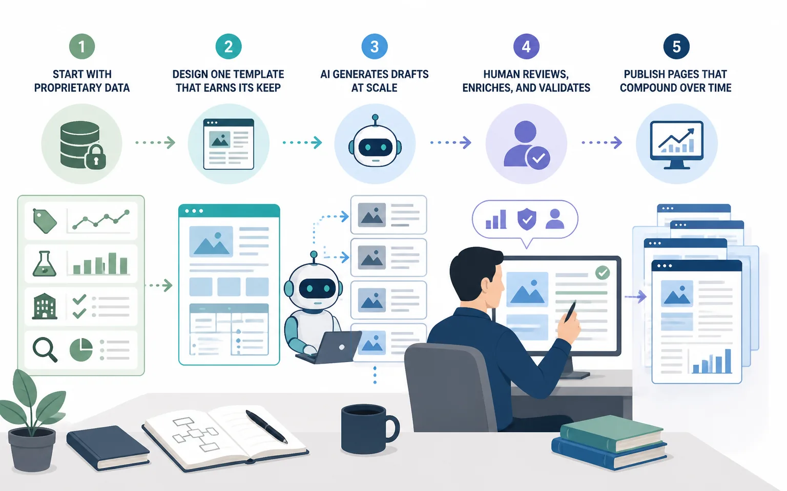 How I Build a Programmatic SEO System That Lasts - illustration from Programmatic SEO With AI: Scale Content Safely