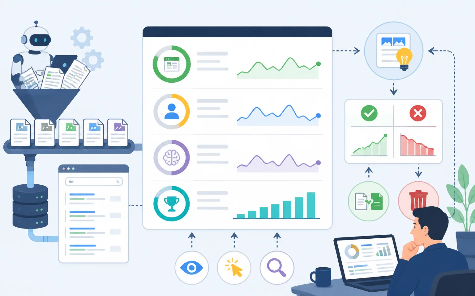 How to Measure Whether Your Programmatic Pages Are Working - illustration from Programmatic SEO With AI: Scale Content Safely